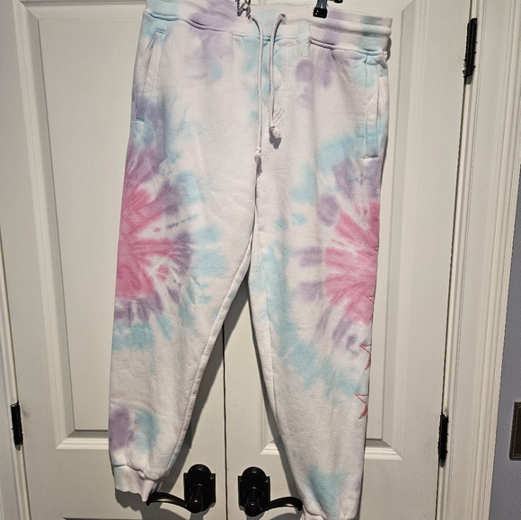Jeffree Star Limited Edition Snow Cone Tie Dye Joggers Size Large - Picture 4 of 12